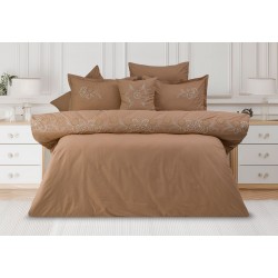 BONİTA LİZ Nevresim Takımı -Kahve