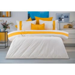 EFSUN Nevresim Takımı - Beyaz-Sarı