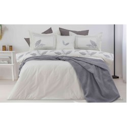 PAMPAS Wafle Pike Nevresim Takımı - Beyaz-Gri